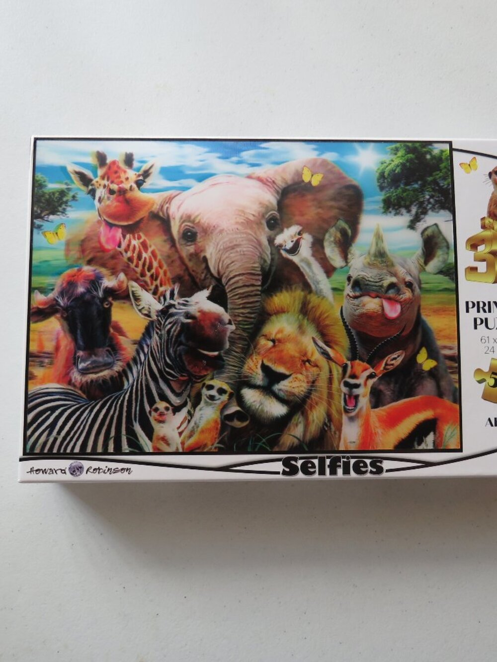 Africa Selfie Jigsaw Puzzle 500 Pieces 24” x 18” by Prime 3D Ltd